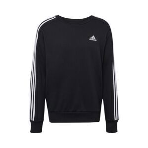 ADIDAS SPORTSWEAR Športová mikina 'Essentials'  čierna / biela