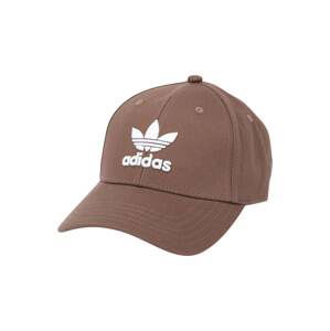 ADIDAS ORIGINALS Čiapka  tmavohnedá / biela