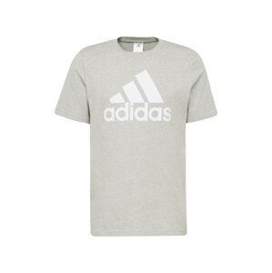 ADIDAS SPORTSWEAR Funkčné tričko 'Essentials'  sivá melírovaná / biela