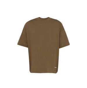 Carhartt WIP Tričko  kaki / biela