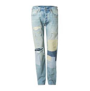 LEVI'S Džínsy '501® Original'  kobaltovomodrá / modrá denim / trstinová / biela