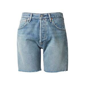 LEVI'S Džínsy '501 93 SHORTS AC465 MEDIUM IND'  modrá denim / svetlohnedá