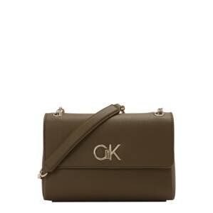 Calvin Klein Kabelka na rameno 'Re-Lock'  olivová