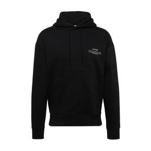 JACK & JONES Mikina 'FELIX'  čierna / biela