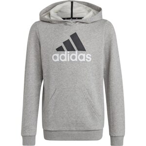 ADIDAS PERFORMANCE Športová mikina 'Essentials'  sivá melírovaná / čierna / šedobiela