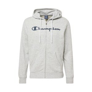 Champion Authentic Athletic Apparel Športová mikina so zipsom  modrá / sivá