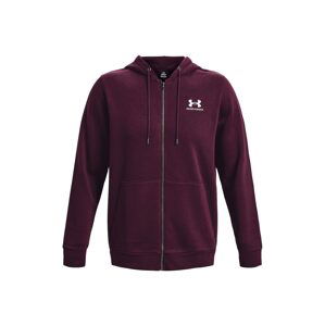 UNDER ARMOUR Športová mikina so zipsom  burgundská / biela