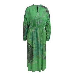 Smith&Soul Košeľové šaty  zelená / svetlozelená / tmavozelená