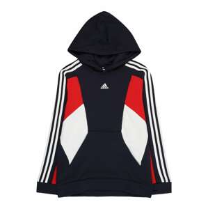 ADIDAS SPORTSWEAR Športová mikina  červená / čierna / biela