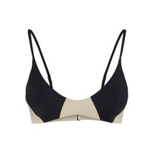 VERO MODA Bikinový top 'EMMA'  krémová / čierna