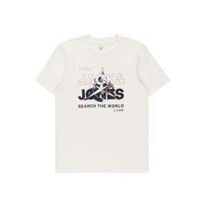 Jack & Jones Junior Tričko  béžová / čierna / biela