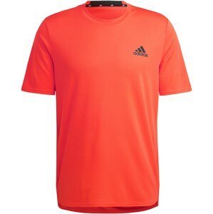 ADIDAS SPORTSWEAR Funkčné tričko 'Designed For Movement'  oranžovo červená / čierna