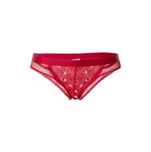 Hunkemöller Tangá 'Violet'  ružová / ohnivo červená / biela