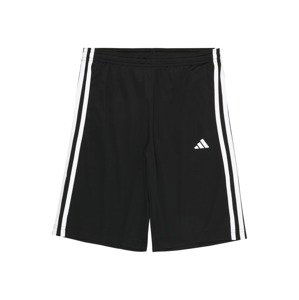 ADIDAS SPORTSWEAR Športové nohavice 'Train Essentials Aeroready 3-Stripes -Fit'  čierna / biela