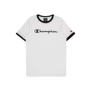 Champion Authentic Athletic Apparel Tričko 'Ringer'  čierna / biela