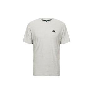 ADIDAS PERFORMANCE Funkčné tričko 'Train Essentials Stretch '  sivá melírovaná / čierna