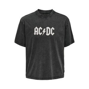 Only & Sons Tričko 'ACDC'  čierna / biela