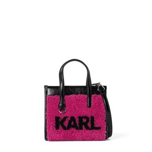 Karl Lagerfeld Kabelka  fuksia / čierna