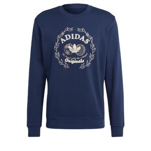 ADIDAS ORIGINALS Mikina 'Graphics Archive Crew'  indigo / biela