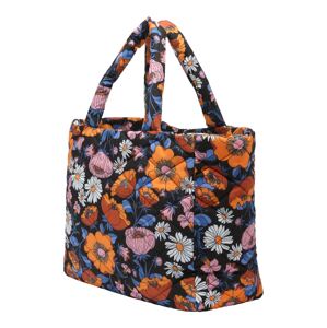 Monki Shopper  nebesky modrá / oranžová / čierna / biela