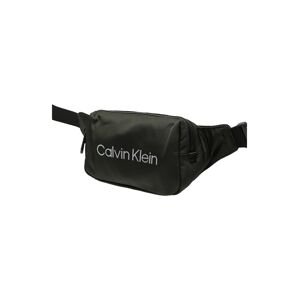 Calvin Klein Ľadvinka  tmavozelená / biela