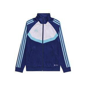 ADIDAS SPORTSWEAR Športová bunda 'Tiro'  tyrkysová / tmavomodrá / biela