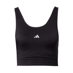 ADIDAS PERFORMANCE Športová podprsenka 'Aero Medium-Support'  čierna / biela