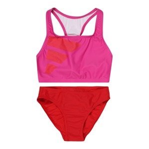 ADIDAS PERFORMANCE Športové plavky  purpurová / červená