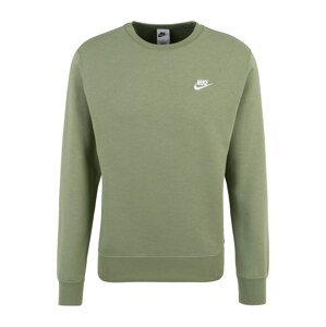 Nike Sportswear Mikina 'Club Fleece'  jablková / biela