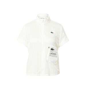 Lacoste Sport Športová bunda  čierna / biela