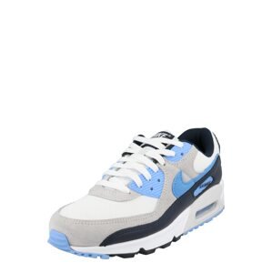 Nike Sportswear Nízke tenisky 'Air Max 90'  tmelová / svetlomodrá / čierna / biela