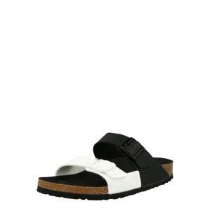 BIRKENSTOCK Šľapky 'Arizona'  čierna / biela