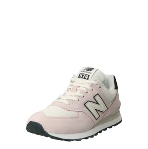 new balance Nízke tenisky '574'  pastelovo ružová / čierna / prírodná biela