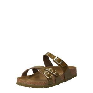 BIRKENSTOCK Šľapky 'Franca'  tmavozelená