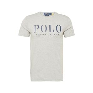 Polo Ralph Lauren Tričko  námornícka modrá / sivá melírovaná