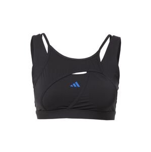 ADIDAS PERFORMANCE Športová podprsenka 'Powerimpact Luxe Medium-Support'  nebesky modrá / čierna