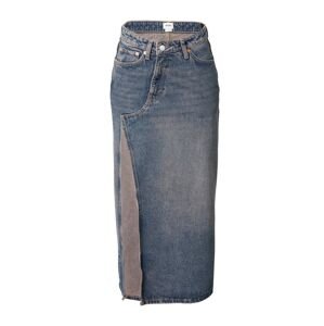 WEEKDAY Sukňa  modrá denim