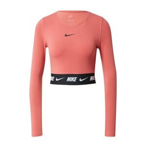 Nike Sportswear Tričko 'Emea'  ružová / čierna / biela