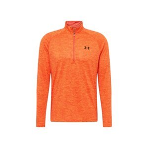 UNDER ARMOUR Funkčné tričko 'Tech'  oranžová melírovaná / čierna