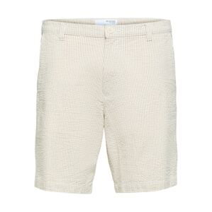 SELECTED HOMME Chino nohavice  krémová / svetlobéžová