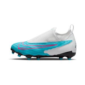 NIKE Športová obuv 'Phantom GX Academy DF FG/MG'  modrá / ružová / biela