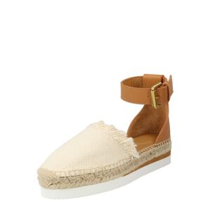 See by Chloé Espadrilky 'Glyn'  koňaková / biela