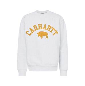 Carhartt WIP Mikina  koňaková / svetlosivá