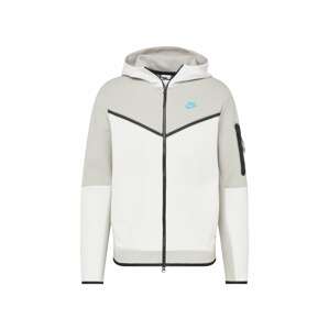 Nike Sportswear Tepláková bunda  modrá / svetlosivá / biela