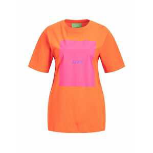JJXX Tričko 'Amber'  fialová / oranžová / ružová