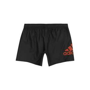 ADIDAS PERFORMANCE Plavecké šortky  oranžová / čierna