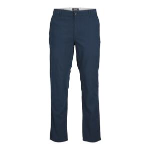 JACK & JONES Chino nohavice 'DAVE'  ultramarínová