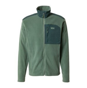 HELLY HANSEN Funkčná flisová bunda 'DAYBREAKER BLOCK JACKET'  zelená / jedľová