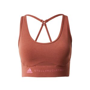 ADIDAS BY STELLA MCCARTNEY Športová podprsenka 'Truestrength Medium-Support'  ružová / hrdzavo červená