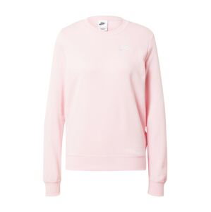 Nike Sportswear Mikina  pastelovo ružová / biela